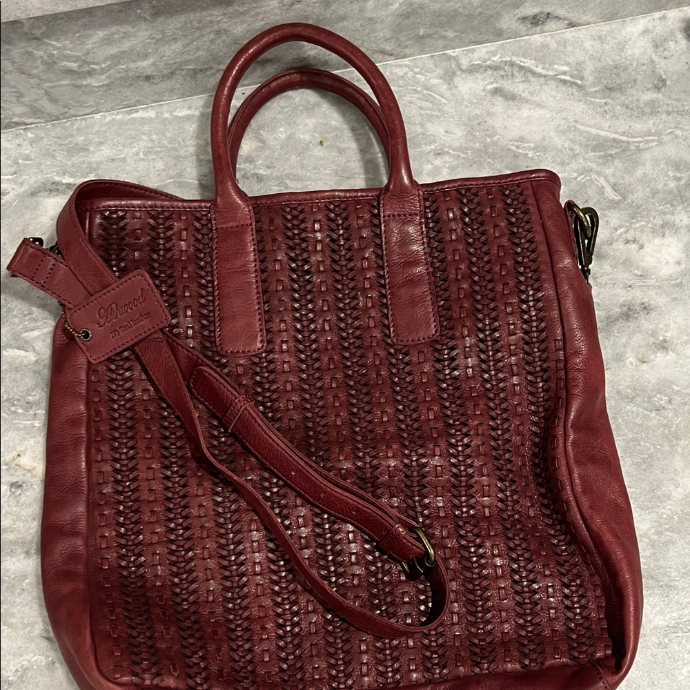 Ashwood- Woven Leather Tote